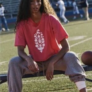 Free People Movement Inspire Tee Size XL, Hibiscus